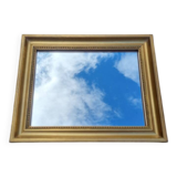 Gold frame mirror