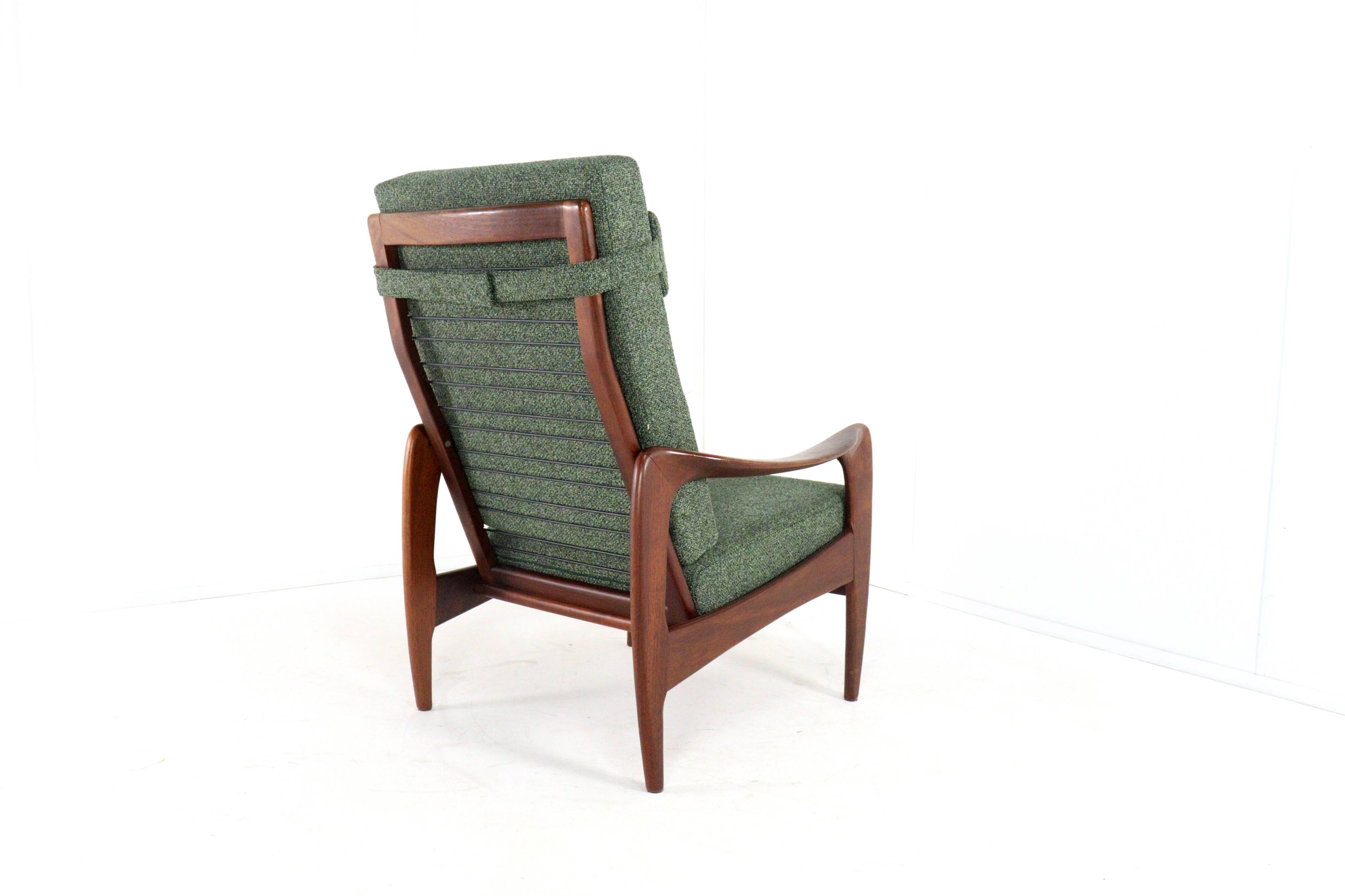 De Ster armchair men's model - dutch mid century modern design in teak