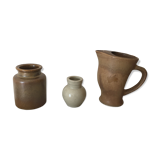 Lot of 3 sandstone items