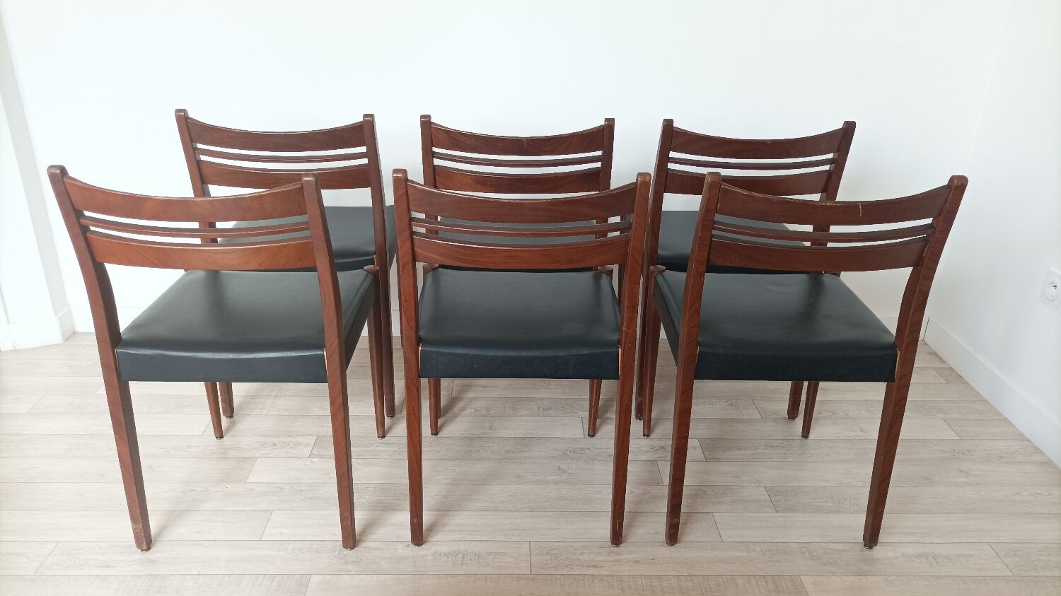 Vintage teak Scandinavian chair