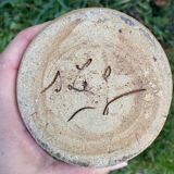 Carafe design en grès signée