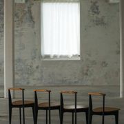 Set of 4 'Thema' chairs in pine by Yngve Ekström, Swedese, Modern Swedish, 1954