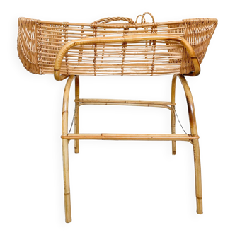 Rattan cradle for baby