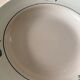 Set of 6 vintage green flowered deep plates from Saint Amand – Tableware