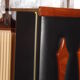 Bar en palissandre formica vintage 1960