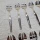 Set of 12 silver-plated dessert forks