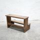 Workshop step, antique wooden stool