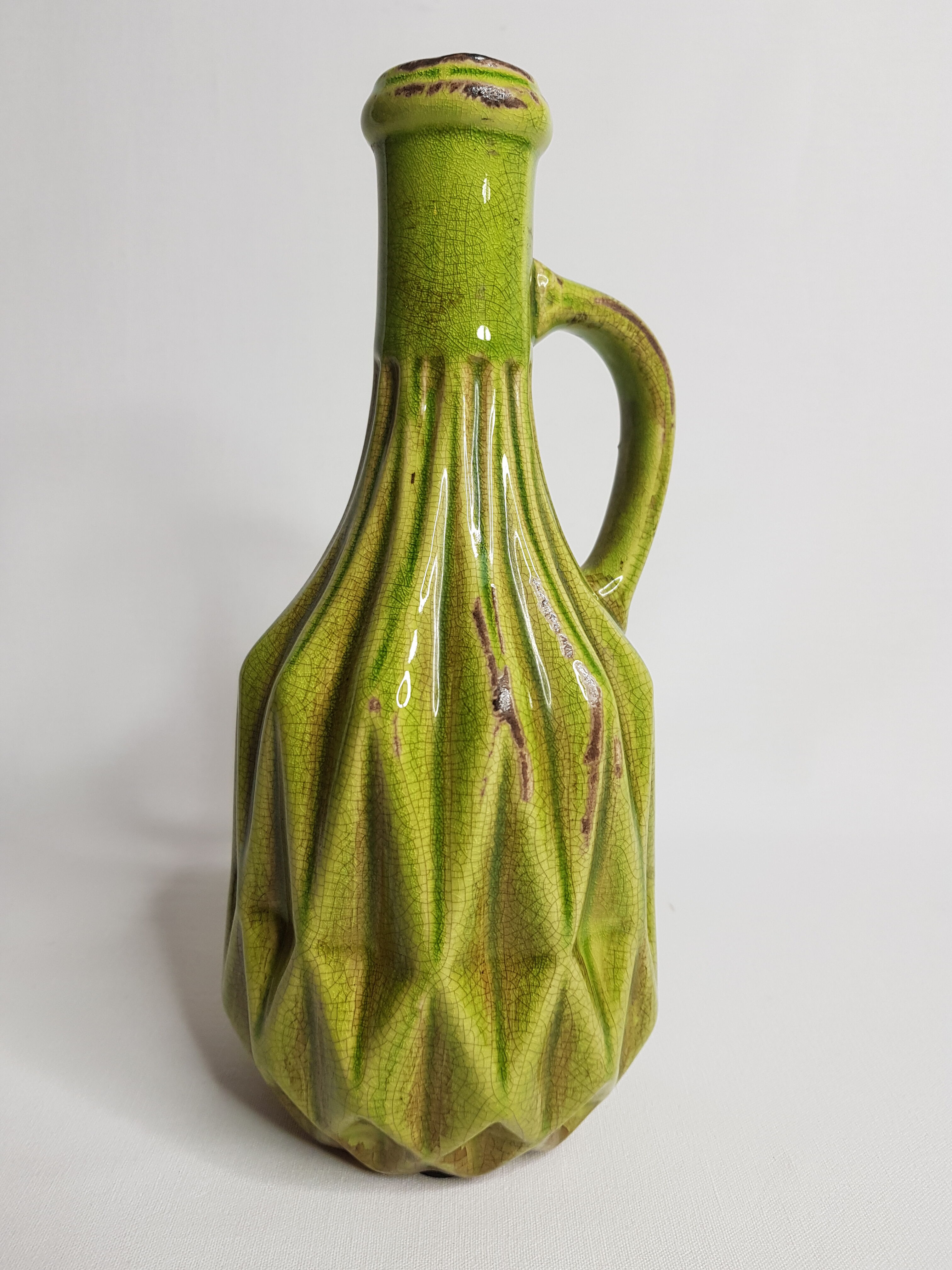 Vintage origami soliflore vase 26 cm