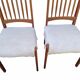 Renovated vintage 1960s teak Scandinavian chairs