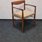 Vintage teak Danish design arm chair attributed to Bramin