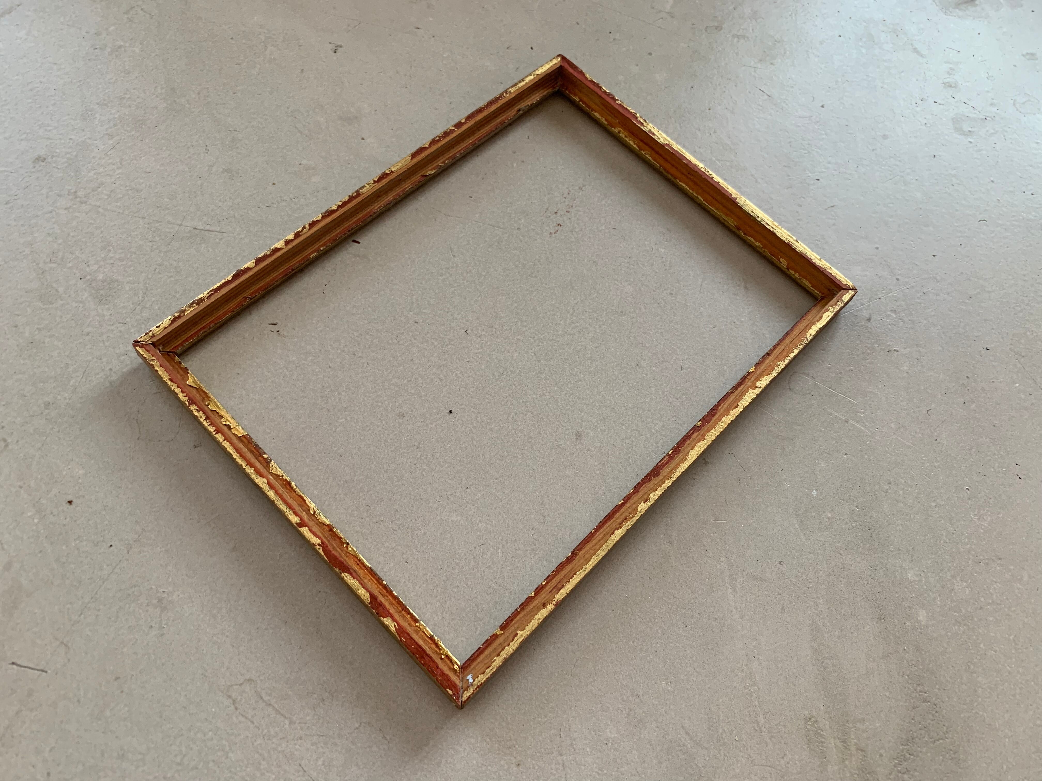 Golden frame 19x25cm