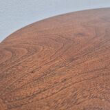 Baumann oval coffee table in teak 1950s vintage