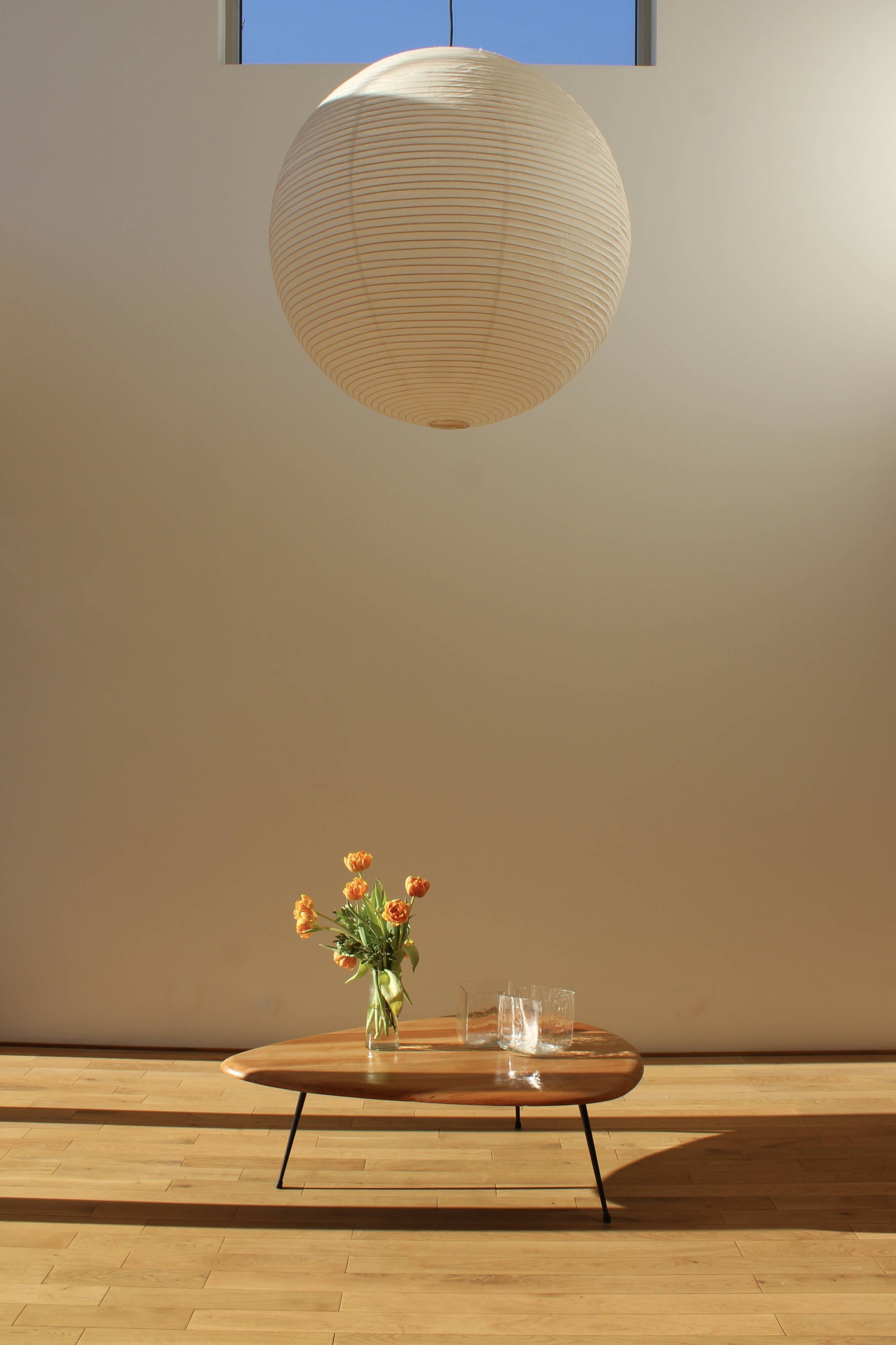 Table basse forme libre en bois massif