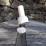 Vintage desk lamp - White and black - 1970-80