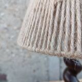 Turned wooden lamp 1950