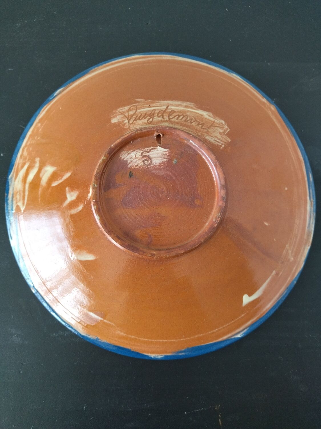 Decorative ceramic dish Puigdemont vintage