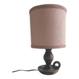 Table lamp in turned wood
