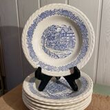 Assiettes anciennes anglaises