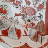 Antique Kutani porcelain plate (Meiji period, 19th century)