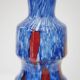 Vase en verre bleu de Prachen Glass Works