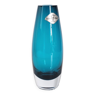 Vintage crystal vase from Vannes 1960