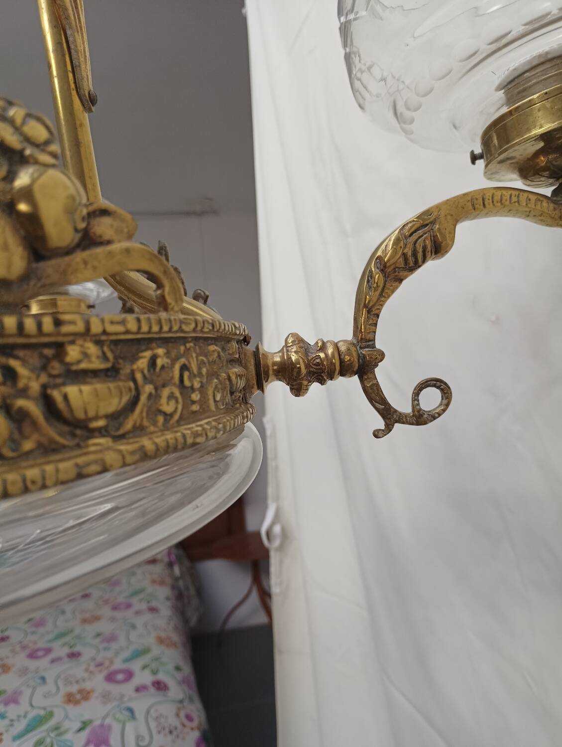 Gran lampara art déco