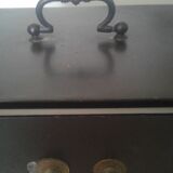 Antique combination steel safe