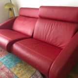 Steiner leather sofa 2/3 seater
