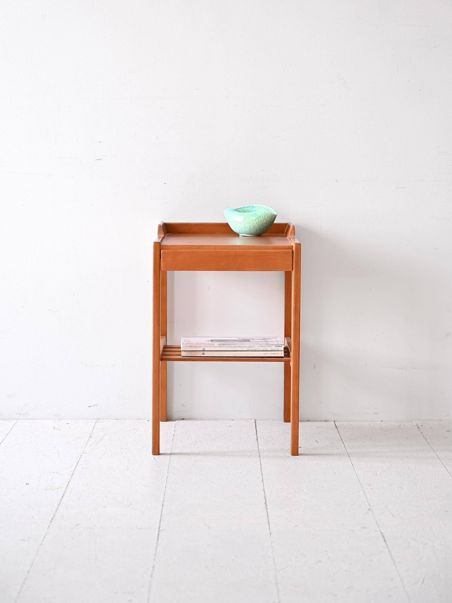 Table de chevet scandinave en teck