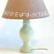 Lamp feet in vintage marble