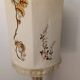 Marble base lamp with antique hand-embroidered lampshade