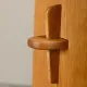 Shelf in Brutalist Henning Kjærnulf or Arts and Crafts style solid Oak 1960