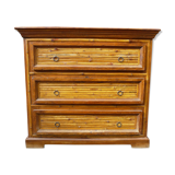 Dresser wooden massif and bamboo