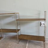 Modular metal shelves from the 1960s