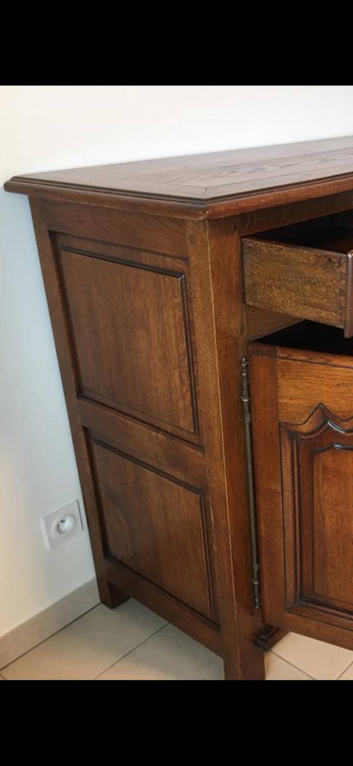3-door solid oak sideboard