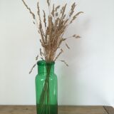 Green glass apothecary jar
