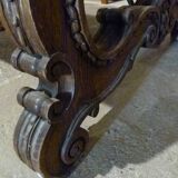 Table de bureau en noyer XXème