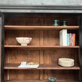 Sideboard - showcase 2 old body in blackened wood