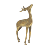 Golden brass deer