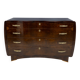 Art Deco Italian Thuja Root Curved Chest of Drawers, 1930s