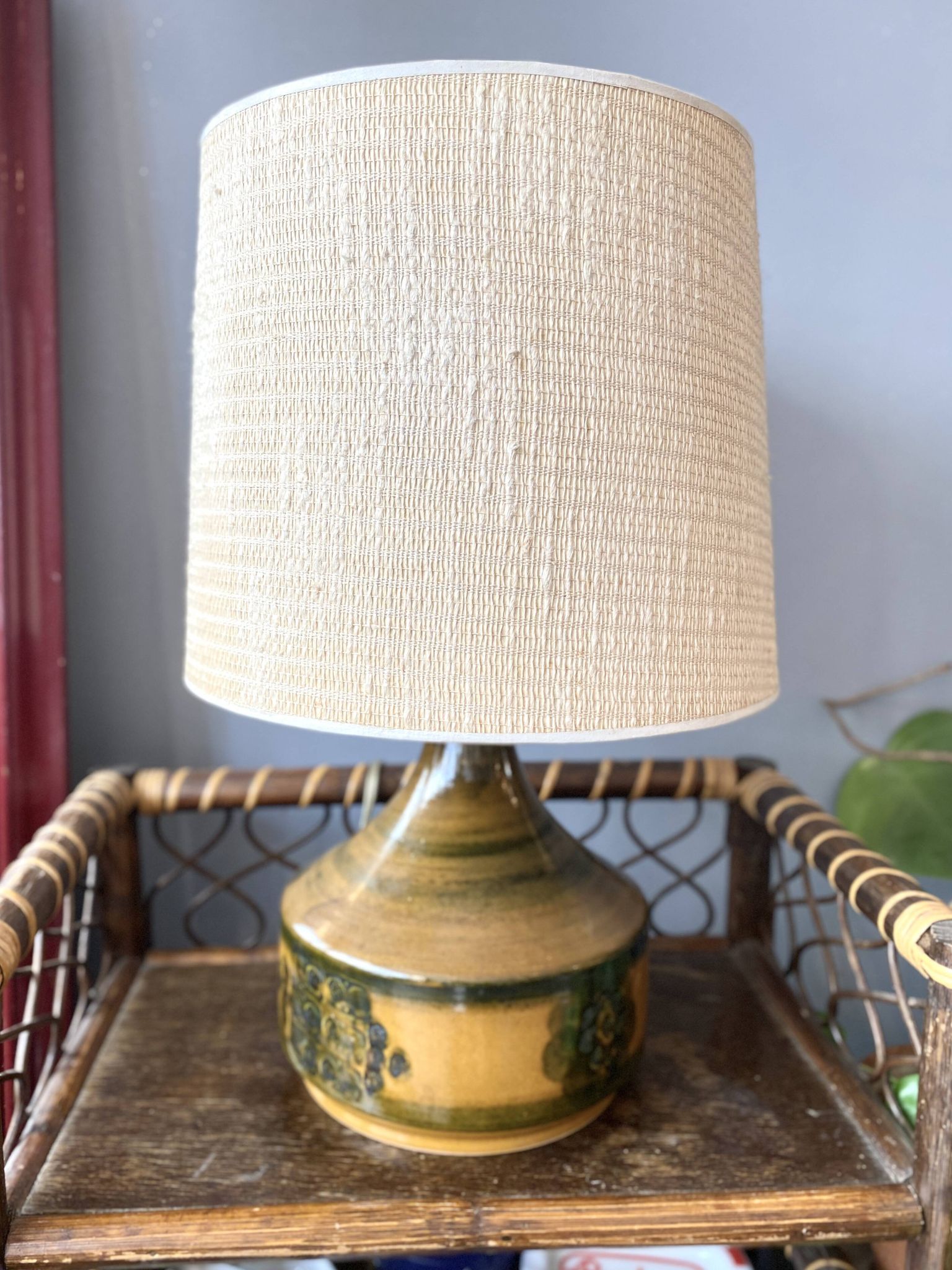Danish ceramic lamp Hanne Stentoj 1960s