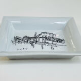 Limoges porcelain catchall - Raoul Dufy design - 1968 edition