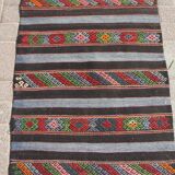 3x5 Anatolian Kilim rug - Geometric design Kilim handmade rugs