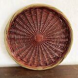 Wicker tray trio