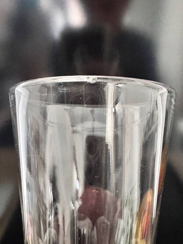 7 flûtes à champagne en cristal Baccarat