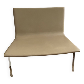 TACCHINI Model XL bench armchair in leather