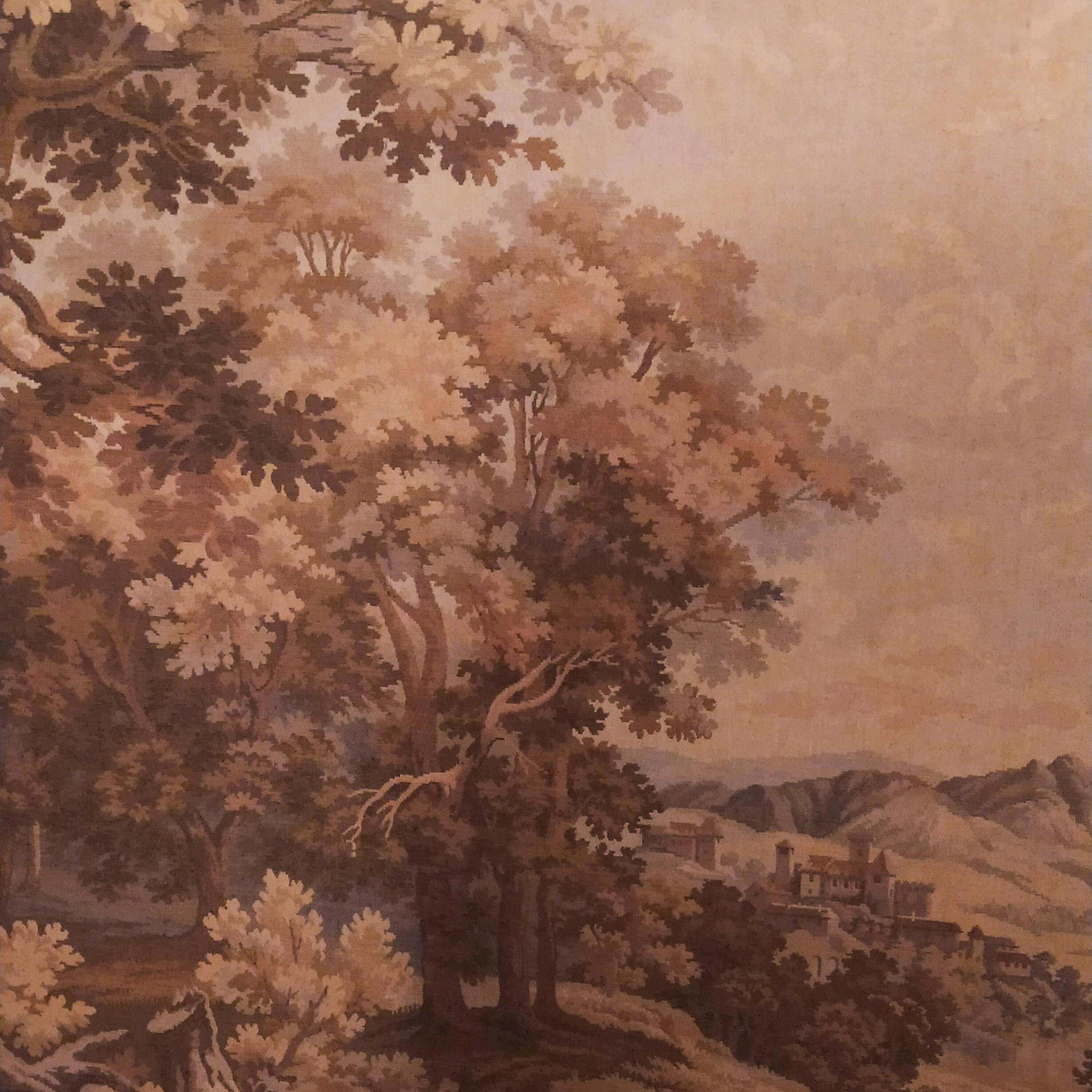 Large framed tapestry Gobelins JP PARIS