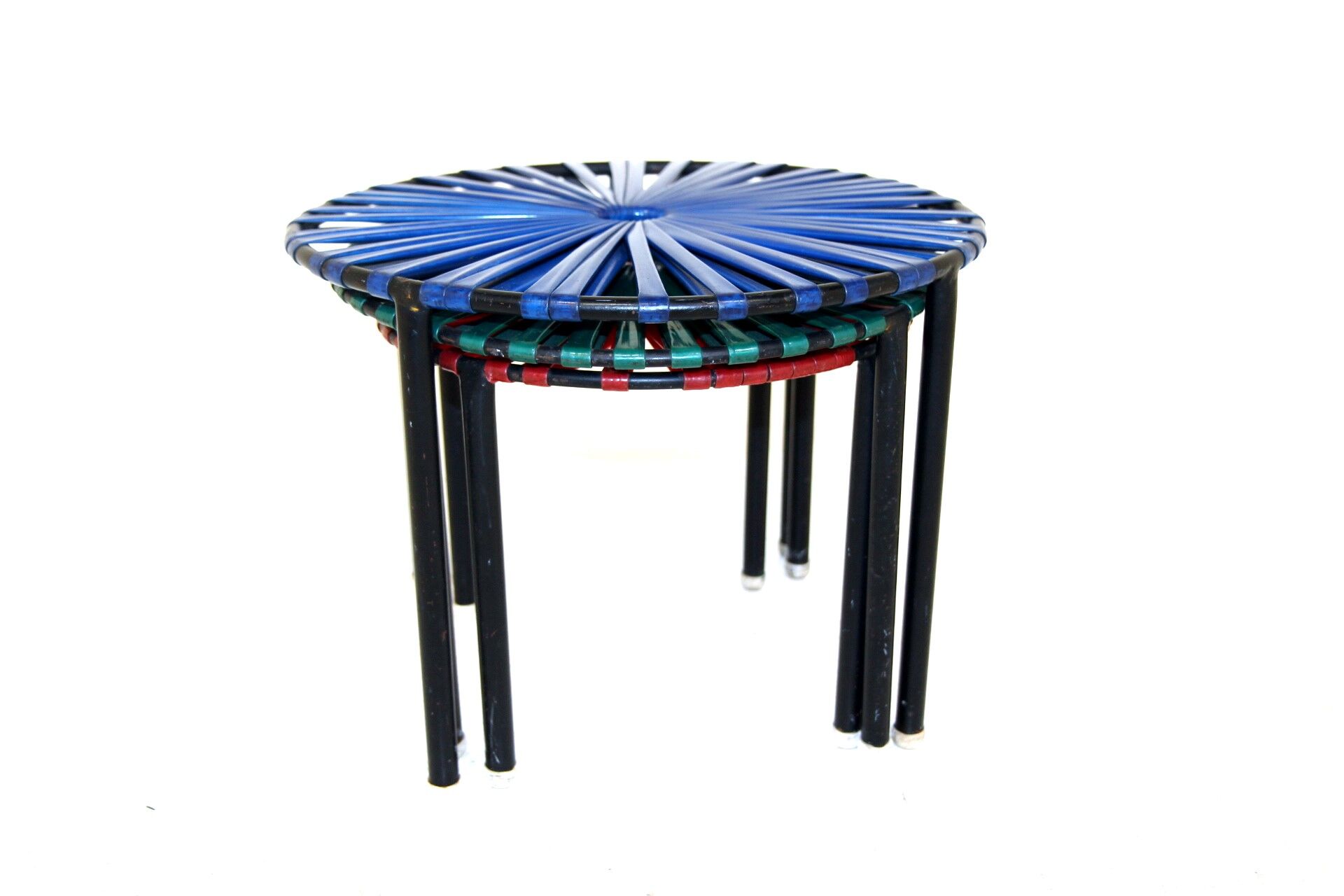 3 tabourets vintage, Suède, 1960
