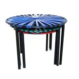 Set of 3 vintage stools, Sweden, 1960