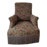 Toad chair in floral fabric from the 1950s